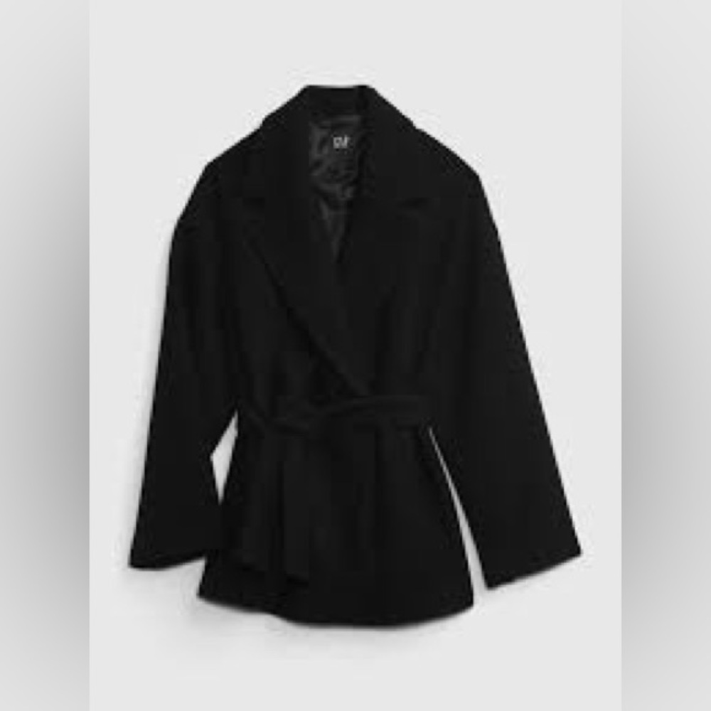 New! Gap Wool wrap coat - Large